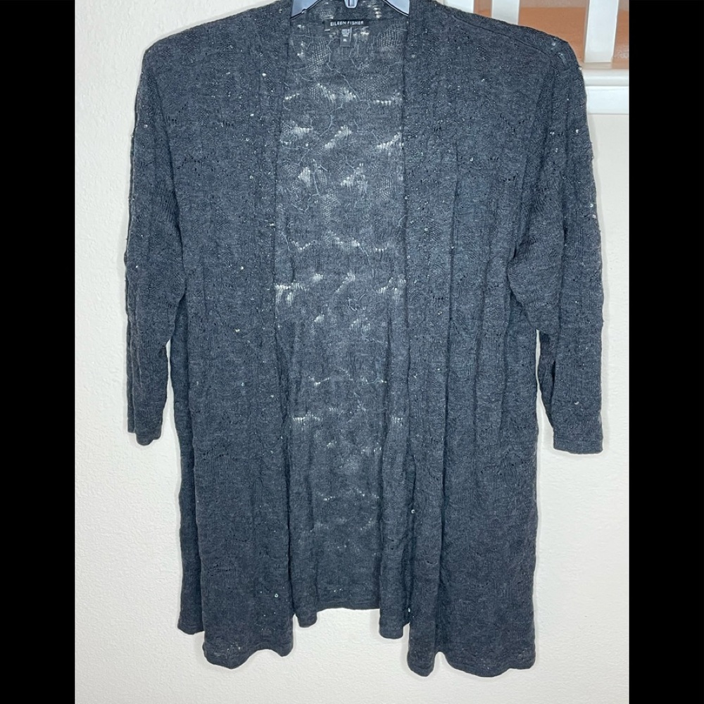 Eileen Fisher wool cardigan